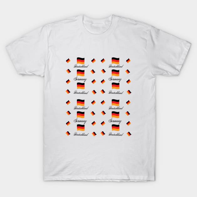 Germany - Deutschland T-Shirt by PandLCreations